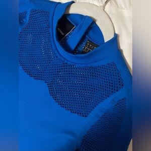 IVY PARK x Adidas Vibrant Blue Mesh Catsuit